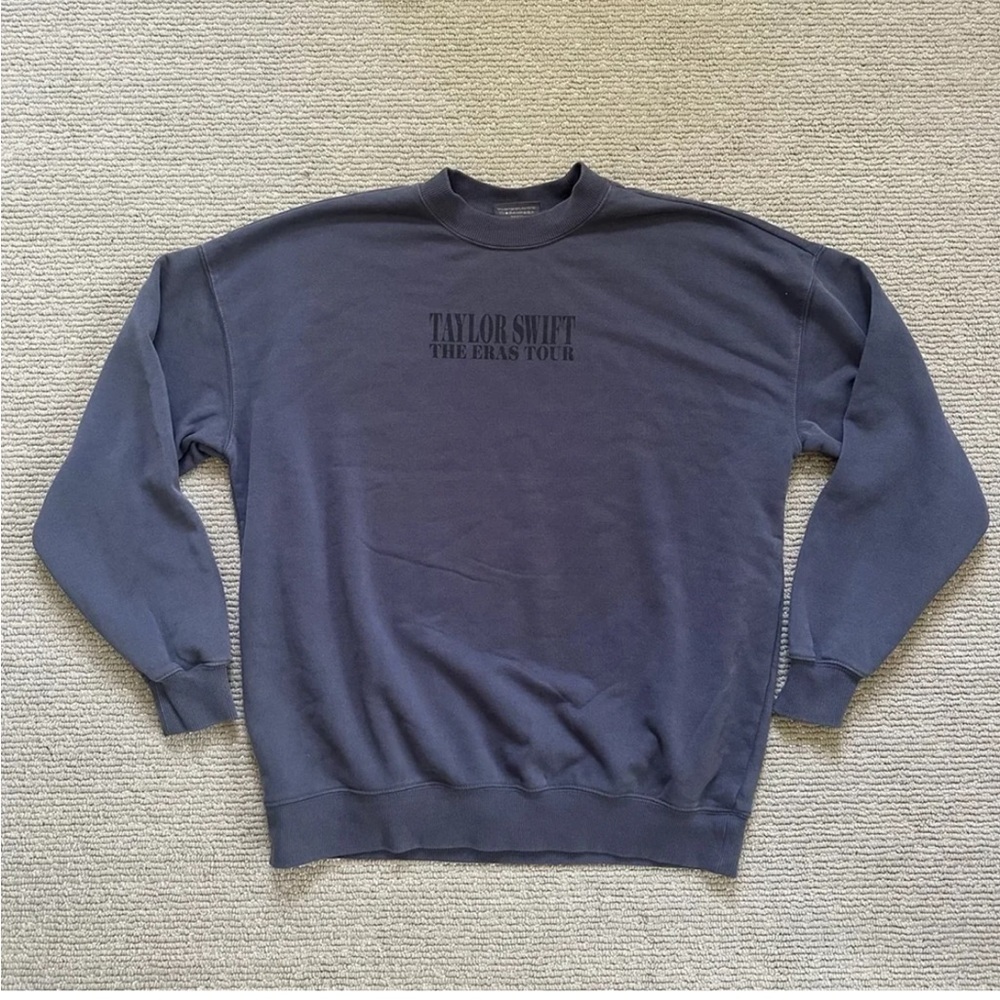 Taylor Swift The Eras Tour Washed Blue Sweatshirt